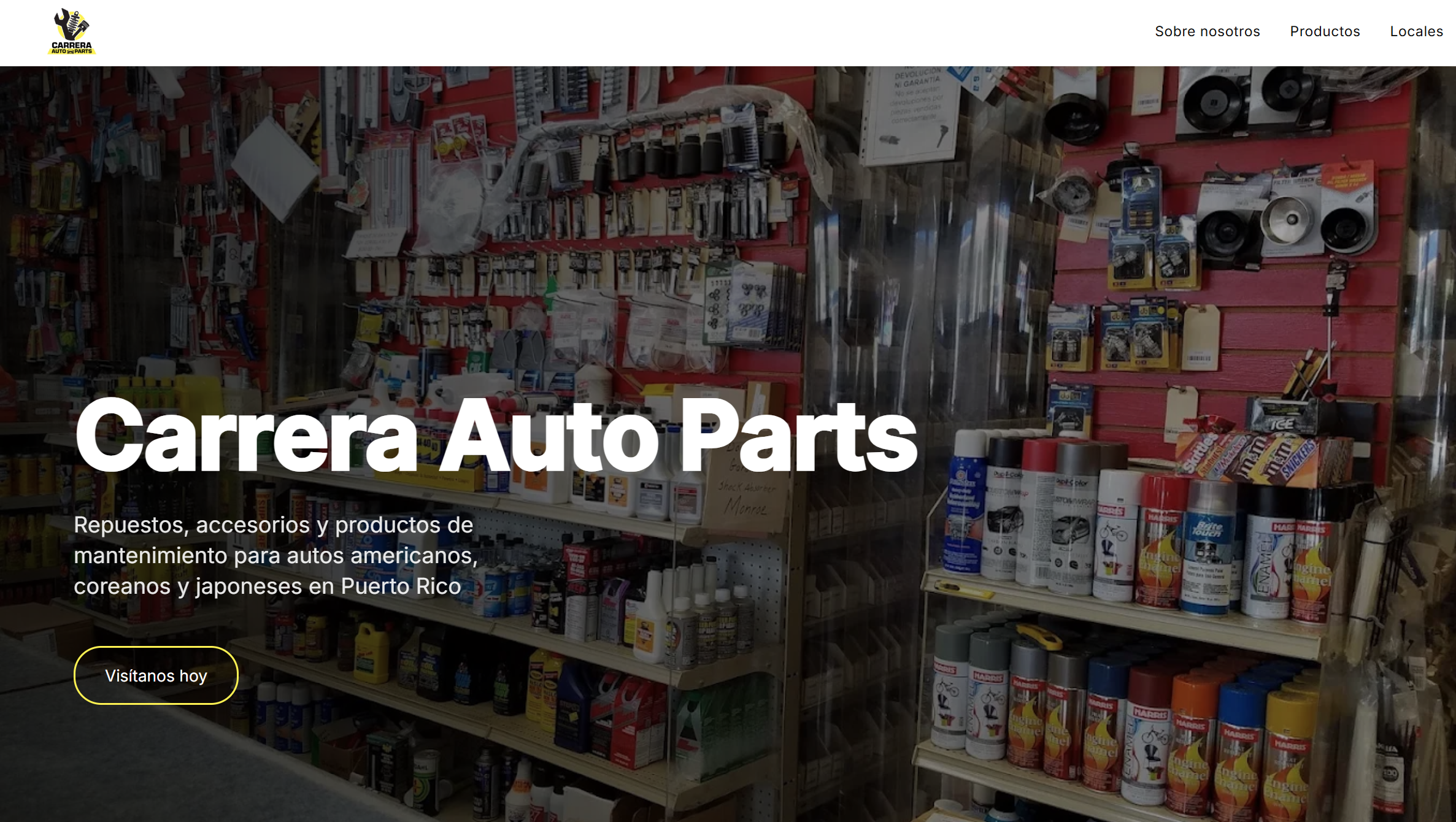 Carrera Auto Parts. Construyendo una cara digital confiable para una marca de confianza.