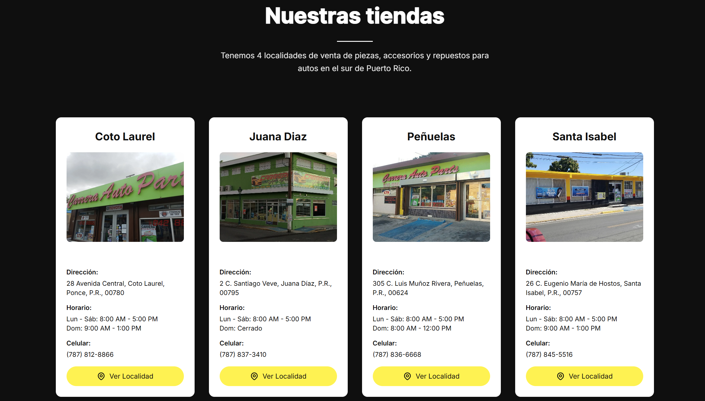 Carrera Auto Parts. Construyendo una cara digital confiable para una marca de confianza.