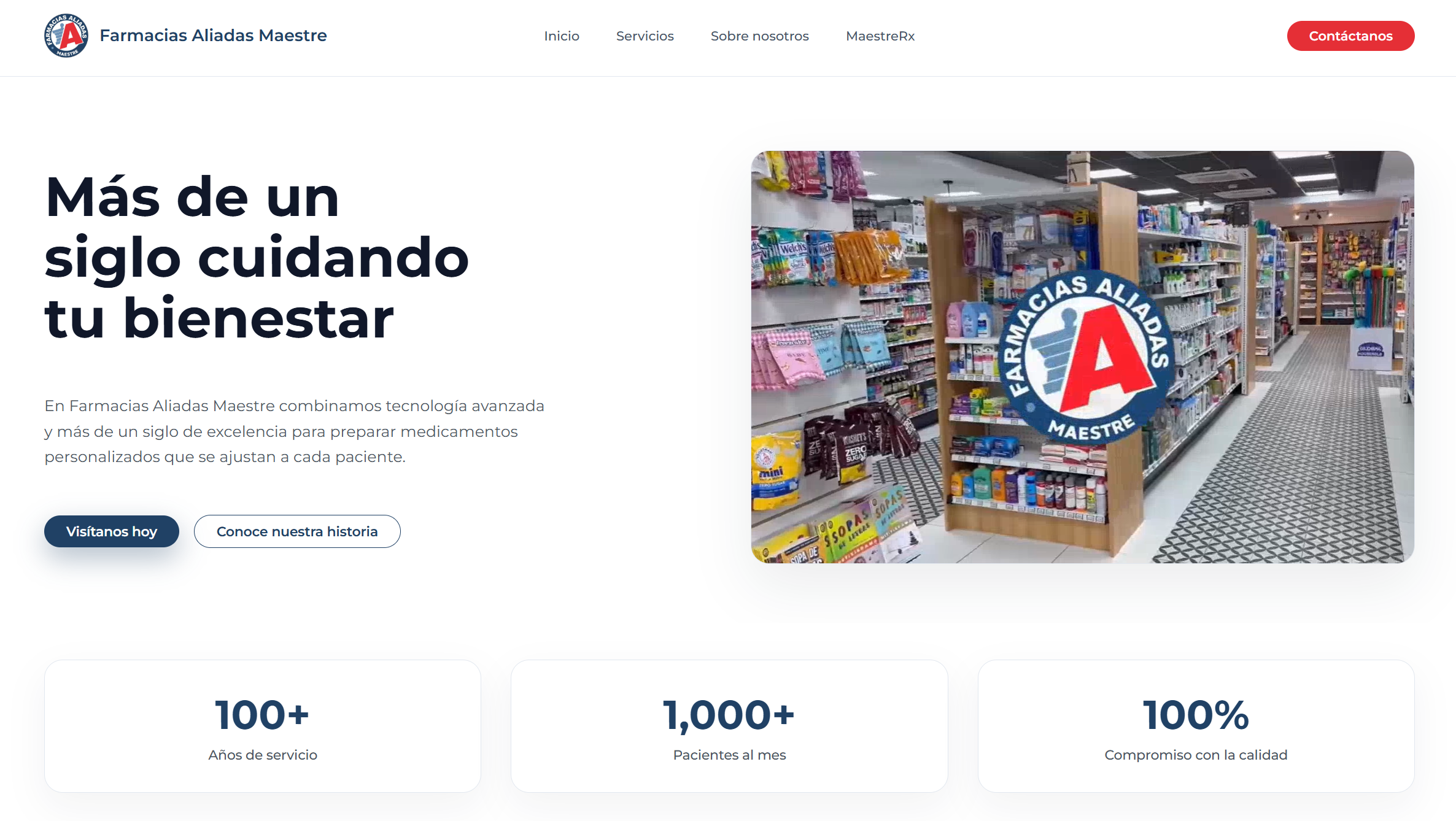 MaestreRx. Una experiencia digital conectada para pacientes, médicos y equipos de farmacia.